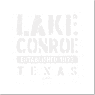 Lake Conroe, Est. 1973, Texas Posters and Art